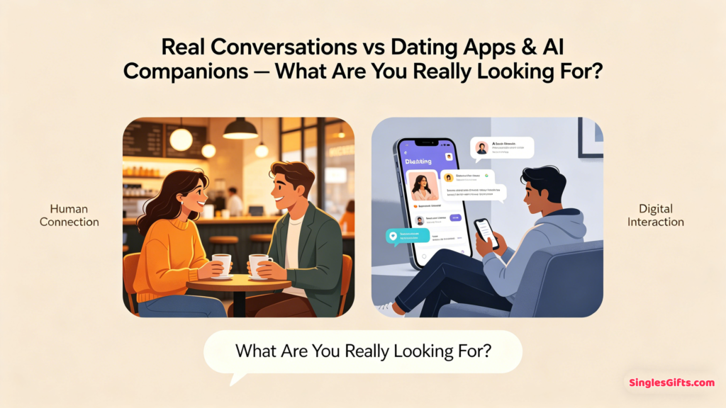 Real Conversations vs Dating Apps & AI Companions